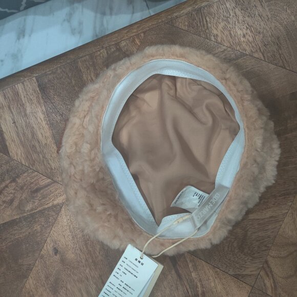 13DE MARZO Doozoo Beret Hat Khaki New OS - Picture 4 of 5